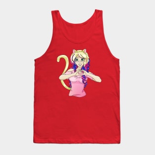 :3 <3  (Kitty Love) Tank Top